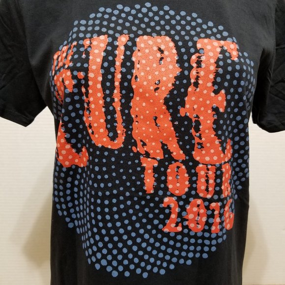The Cure shirt Medium 2016 Tour swirl dots concert goth band merch Europe - Picture 5 of 8